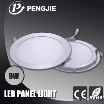 Luz de panel blanca redonda interior de 9W LED con CE (PJ4026)